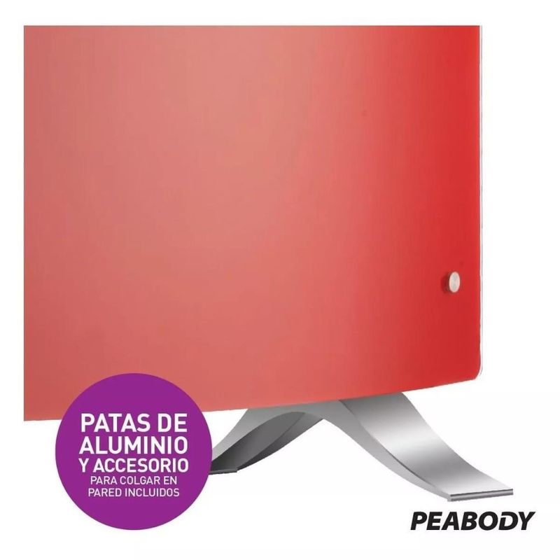 Vitroconvector-Curvo-Peabody-PE-VQM20R-2000w-Rojo